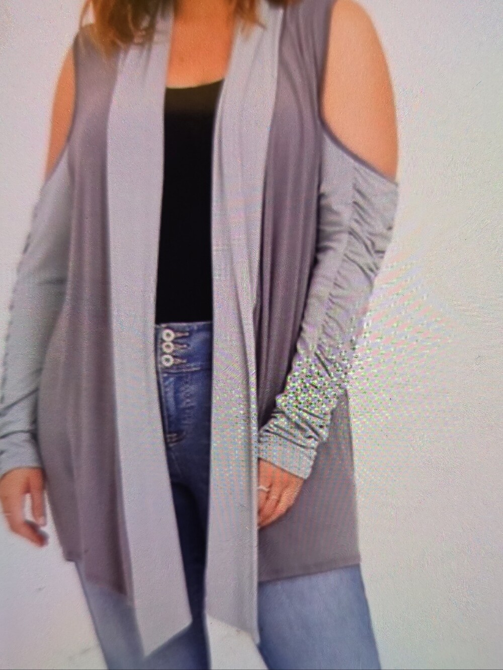 Star Wars Heruniverse Cardigan Ruched Long Sleeve Cold Shoulder Torrid  Size 0